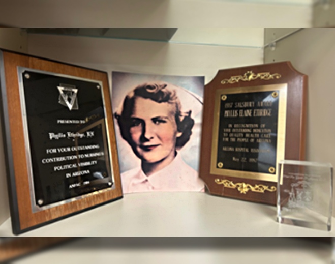 Plaquesand photo of Phyllis Ethridge