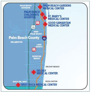 PBHN hospital network map